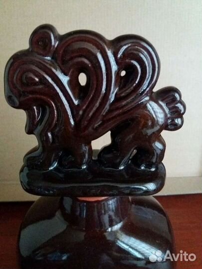 Керамический графин и 2 рюмки СССР