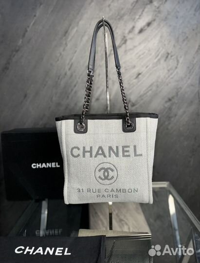 Сумка Chanel Mini Deauville Tote оригинал