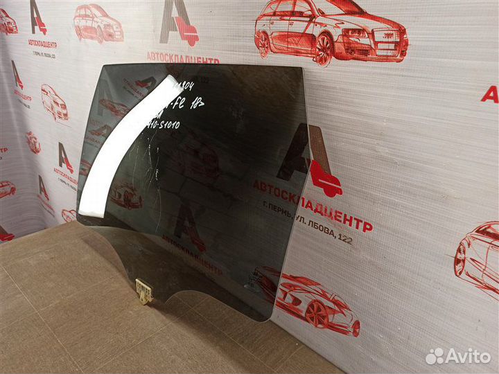 Стекло двери задней левой Hyundai Santa-Fe