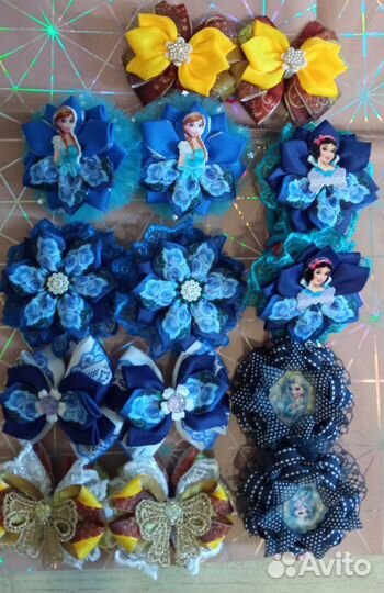 Бантики для принцесс ручная работа