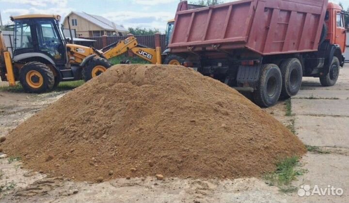 Песок, щебень с доставкой