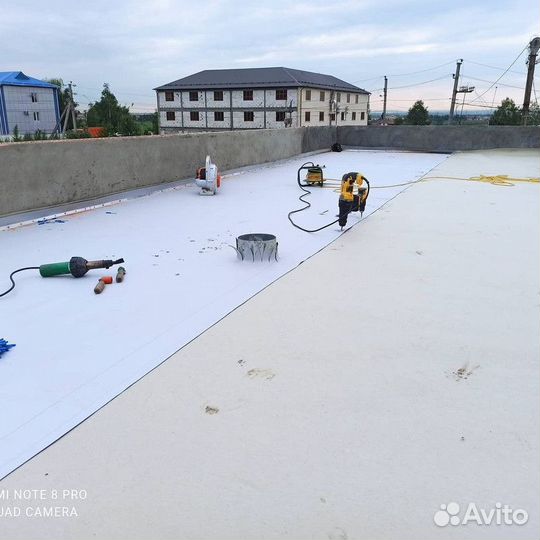 Кровельные работы. Мембранная кровля