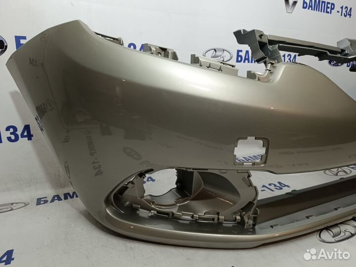 Бампер передний renault logan 2 бежевый