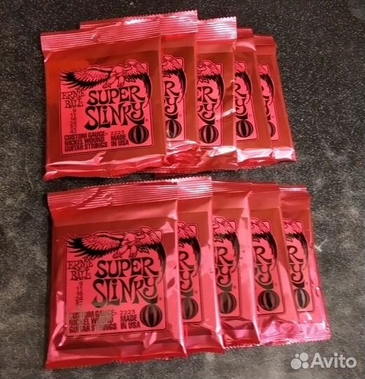Струны для электрогитары. 9-42 Ernie Ball
