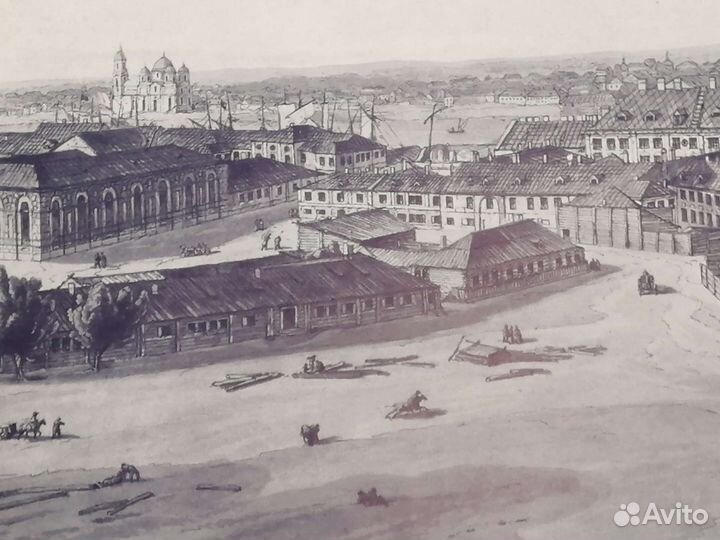 Гравюры и акварель Санкт - Петербурга