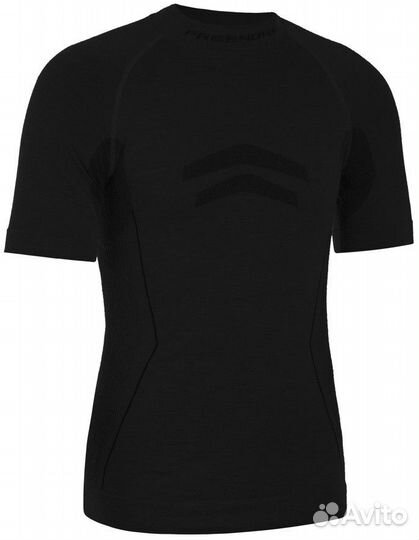 Термобелье футболка freenord merino tech, черный