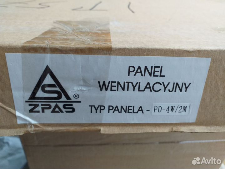 Панель вентиляторная с выключателем для 19