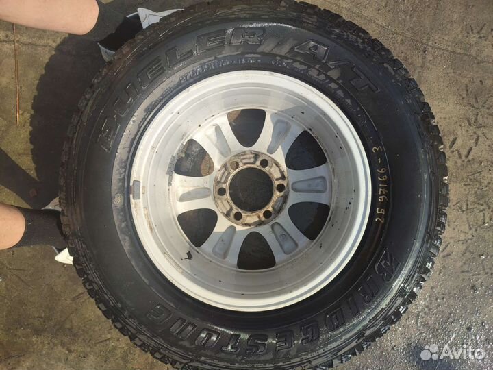 Колесо с диском R17 toyota land cruiser оригинал