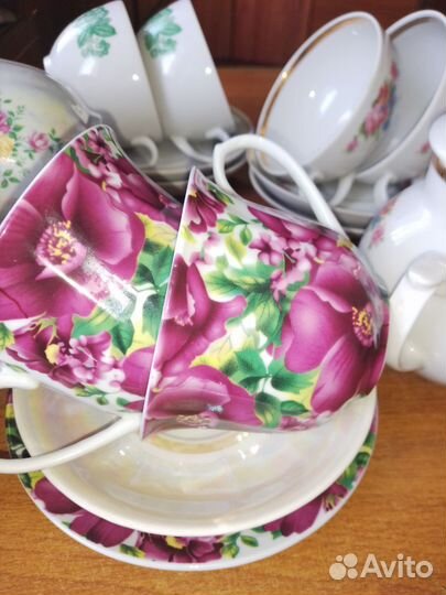 Чайные чашки с блюдцами СССР