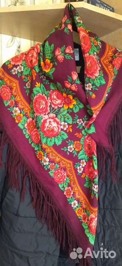 Платок шаль шерсть