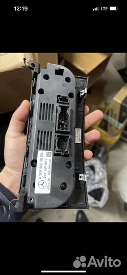 Mercedes W204 блок климата