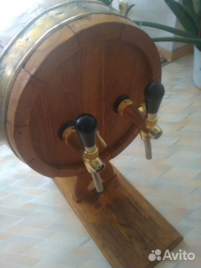 Бочка дубовая декоративная