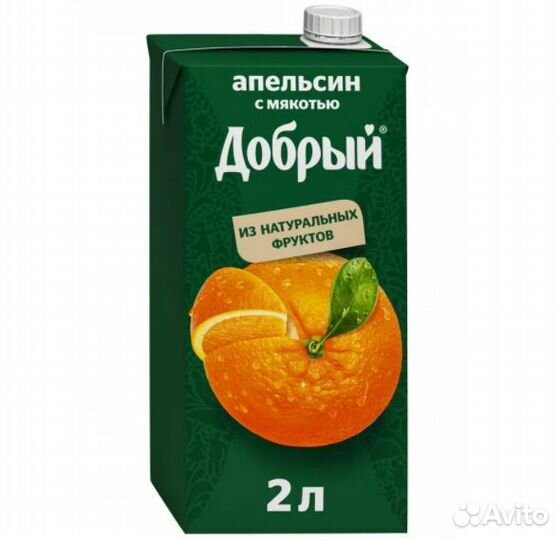Сок Добрый Апельсин 2л
