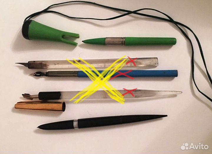 Ручки перьевые шариковые СССР