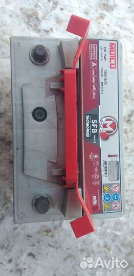 Аккумулятор автомобильный 12 v 75ah Мутло