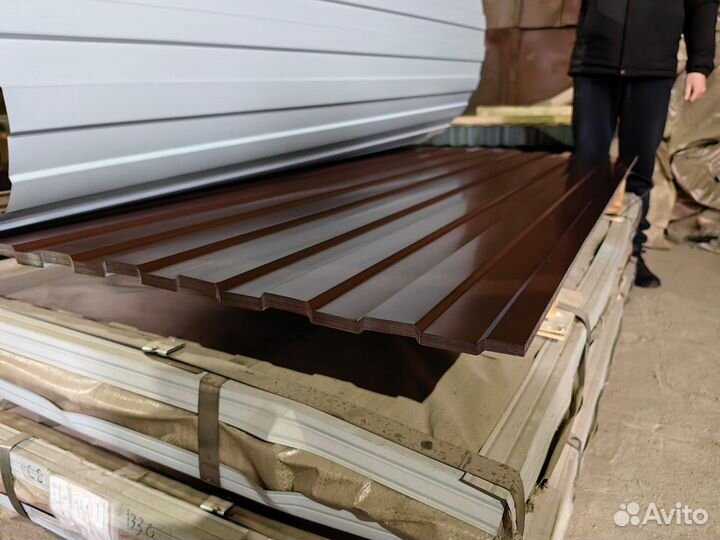 Профнастил с8 шоколад