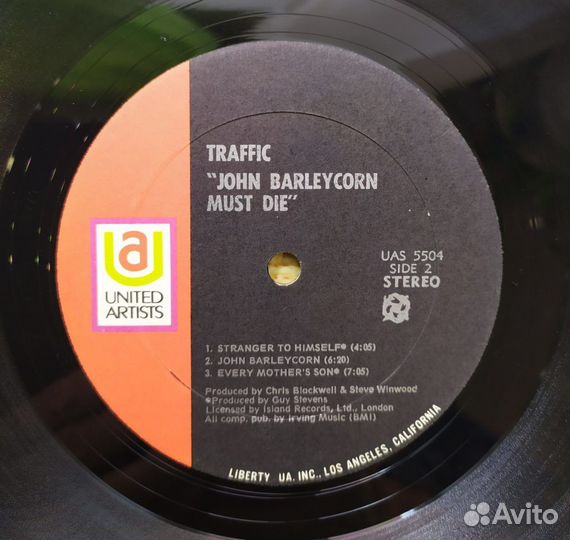 LP - Traffic - John Barleycorn Must Die /USA/ 1970