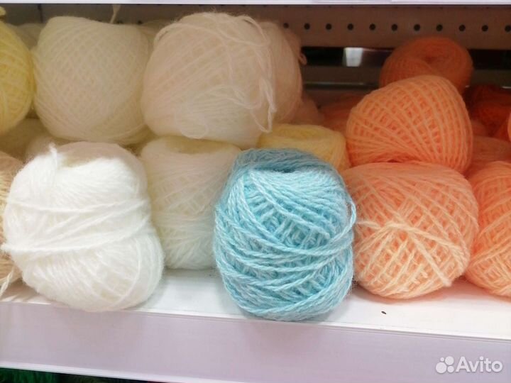 Пряжа полушерсть