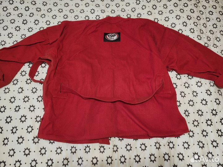 Форма красная для боевого самбо 180 см top hill