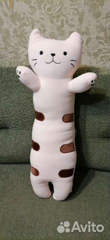 Мягкая игрушка Кот батон - обнимашка