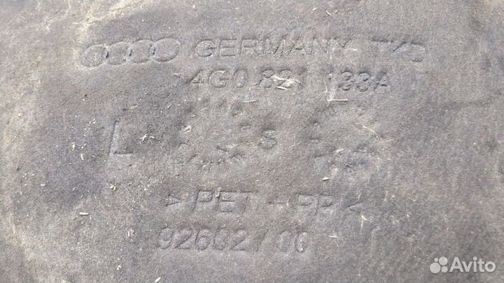 Защита арок (подкрылок) Audi A6 (C7), 2012