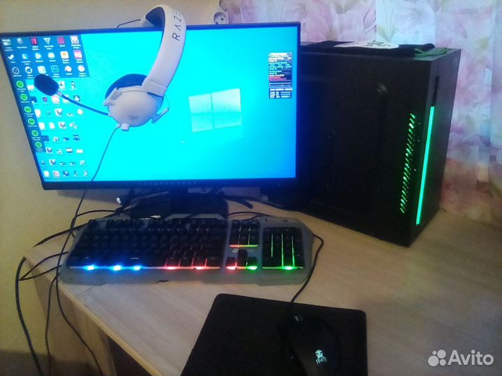 Игровой пк/intel I5-10400F/RAM 16gb/GTX 1650