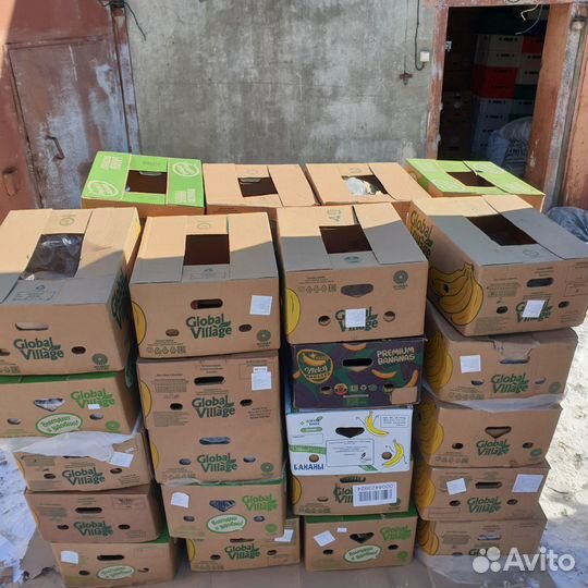 Продам банановые кробки б/у