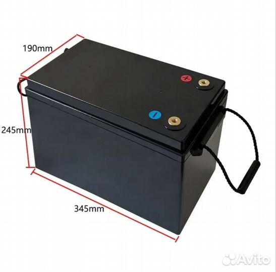 LiFePo4, аккумулятор 24v100А (USB + Type-C)