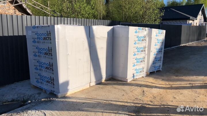 Газоблок Бонолит с доставкой