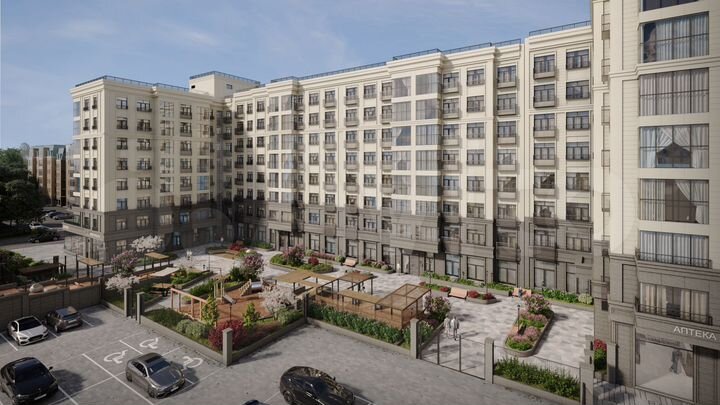 2-к. квартира, 65,2 м², 6/8 эт.