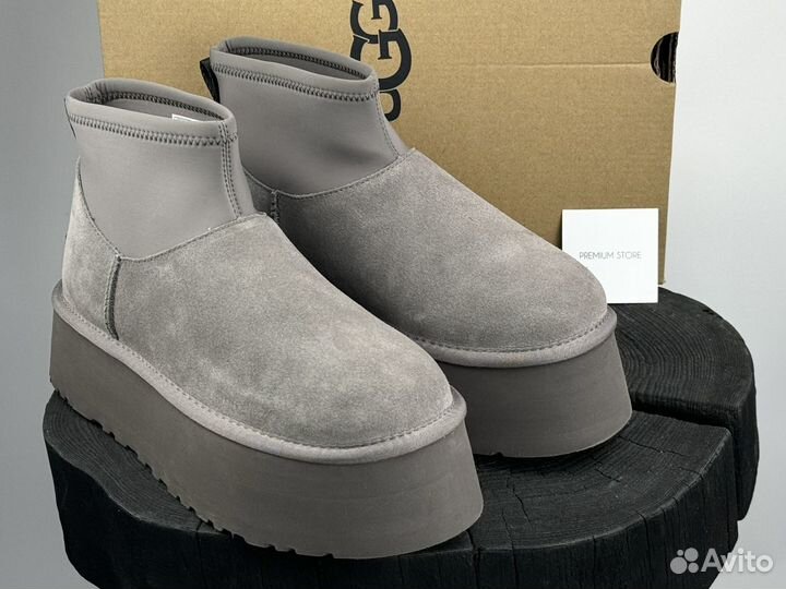 Угги UGG Dipper Mini Thundercloud серые