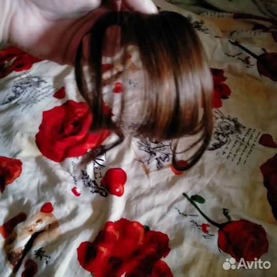 Новый шиньон чёлка волосы