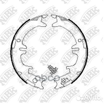 Колодки тормозные барабанные lexus RX 3.5 2006