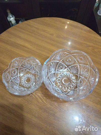 Хрустальная конфетница