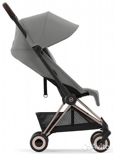 Коляска Cybex Coya шасси Rose Gold, Mirage Grey