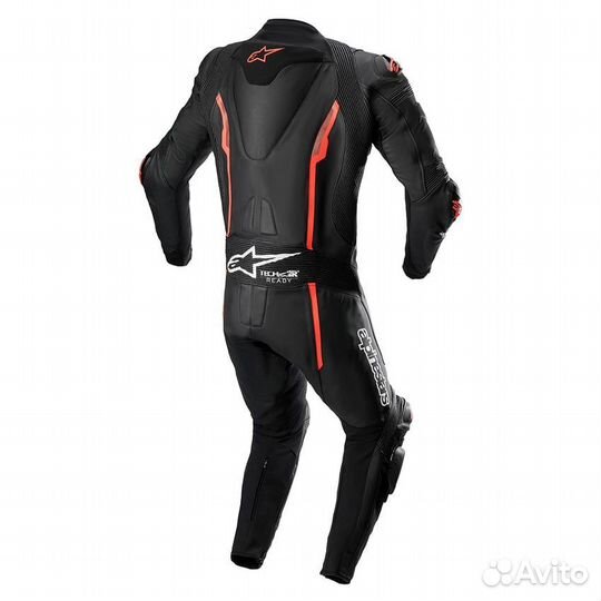 Alpinestars Missile V2 1PC Black-red fluo