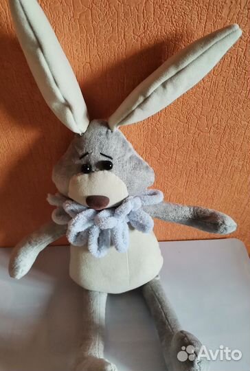 Мягкая игрушка заяц ручной работы