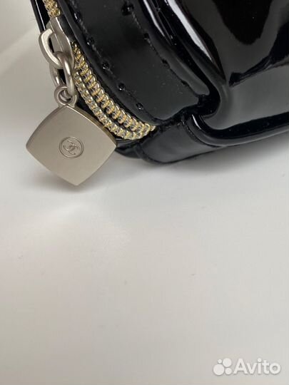 Chanel подарочный набор косметичка заколка черная