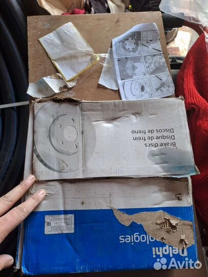 Диск тормозной toyota avensis 1.6-2.4 03