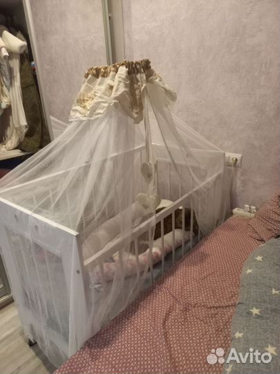 Набор балдахин, держатель для б. и бортики