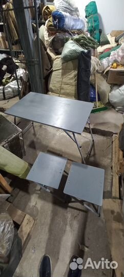 Стол армейский со стульями