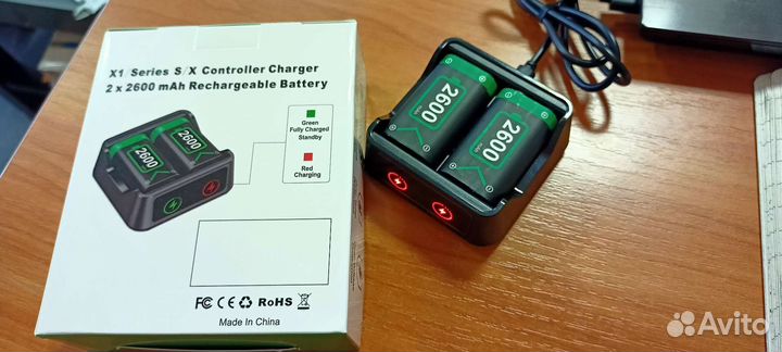 Аккумуляторы для геймпада Xbox sx, ss, one 2600mAh