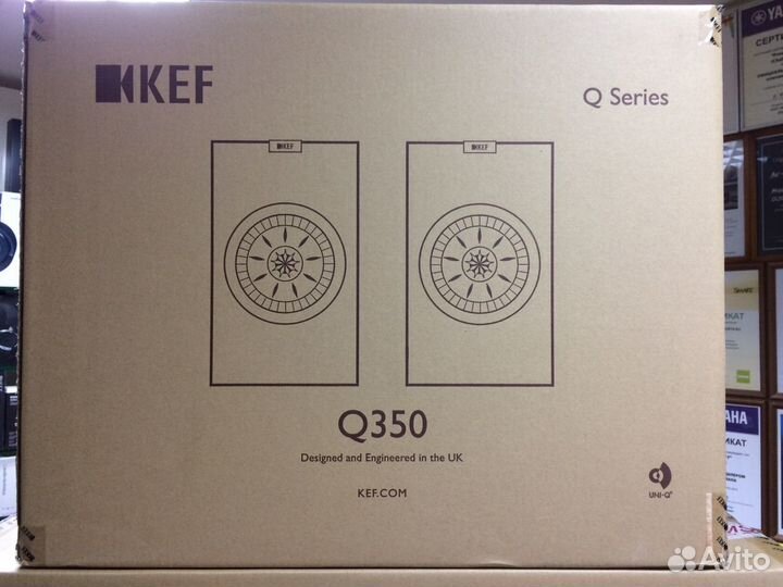 Акустика полочная KEF Q350 White