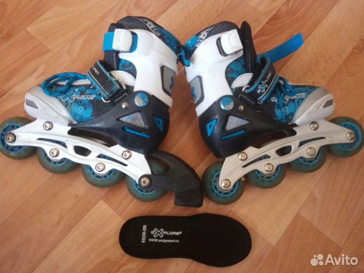 Роликовые коньки детские раздвижные