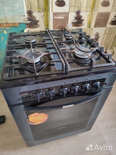 Газовая плита Гефест 1502, бу, комбинированная