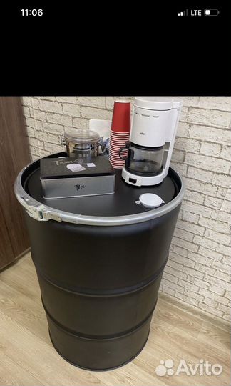 Бочка интерьерная