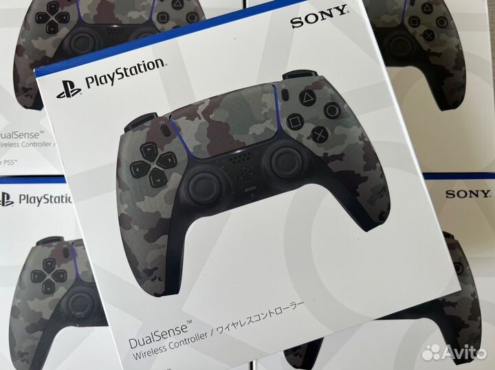 Геймпад sony ps5 dualsense Gray Camo / Новый
