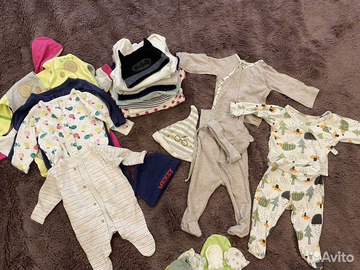 Вещи для малыша 0-6 мес-12 мес