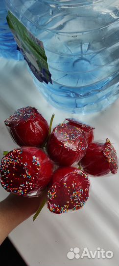 Яблоки в карамели