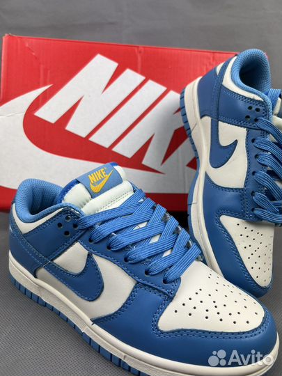 Nike sb dunk low blue оригинальное качество